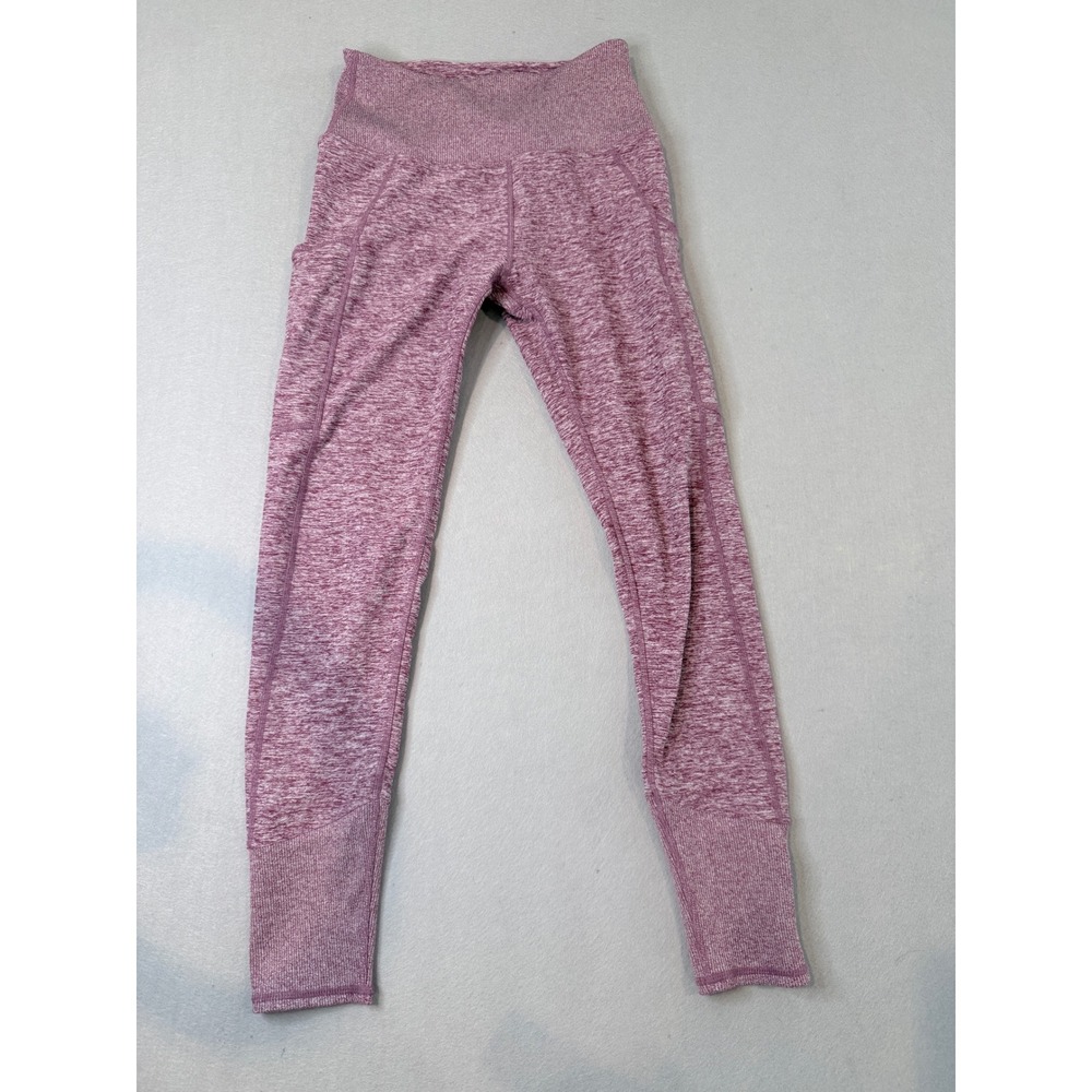 Kirkland Signature Purple Space Dye High Waist Leggings Pockets [Excellent]